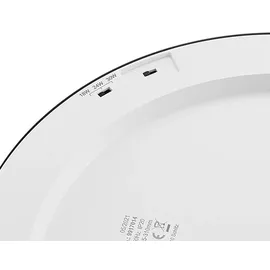 PRIOS Aureka 1 flammig rund grau Aluminium
