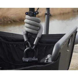 Texlock Eyelet 160 U/X-Lock Bundle, Textilseil mit Bügelschloss Grau Modell 2025