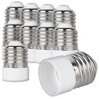 Kwmobile 10x Lampensockel Adapter Konverter - E27 Fassung auf