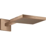 Hansgrohe Axor Starck 240x240mm, 1jet mit Brausearm brushed red gold