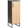 Beliani Badezimmerschrank Miscanti 30 x 90 cm Braun/Bronze