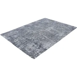 Teppich KAYOOM "Etna 110", blau (hellblau), B:80cm H:10mm L:150cm, Polyester, Teppiche, Maschinell getufteter Teppich, hervorragende Qualität, aktuelle Farben