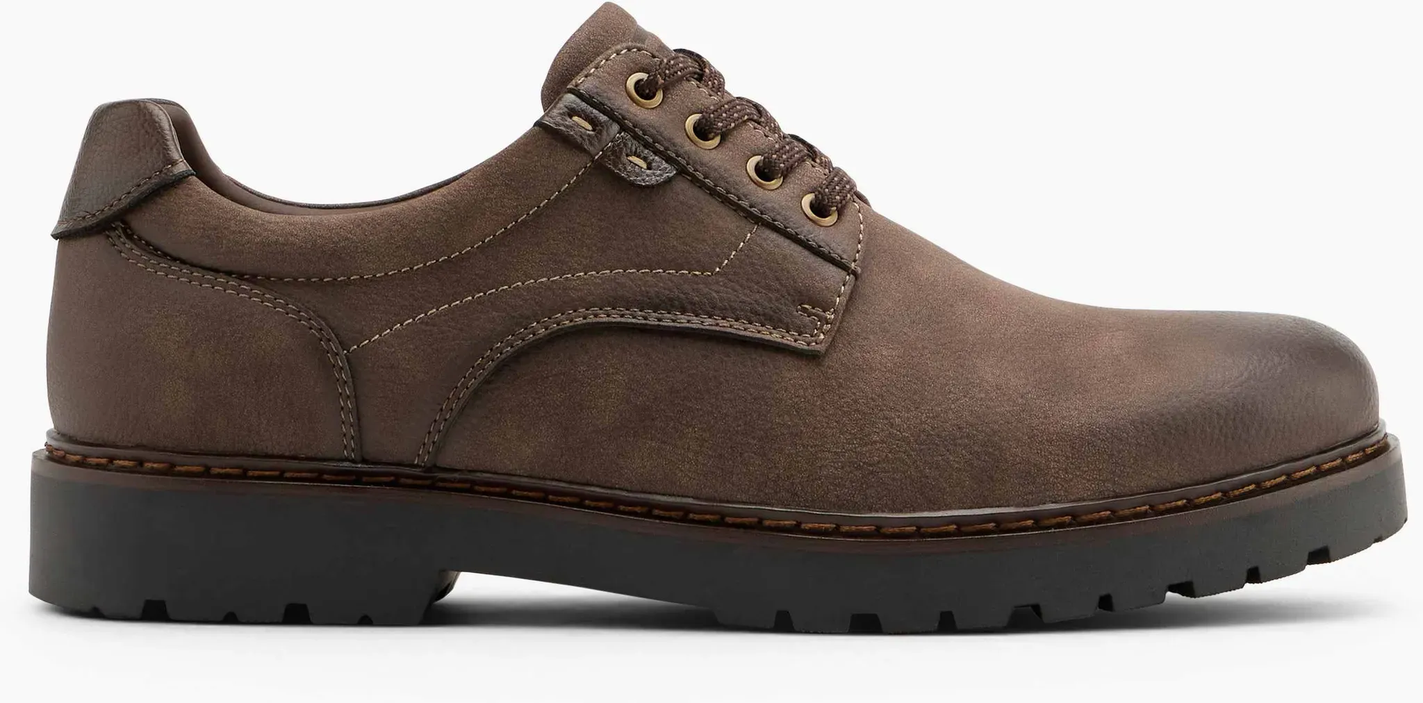 AM SHOE  Businessschuh Braun, Herren, Größe: 42, Material: Nubuklederimitat/Textil - AM SHOE  Businessschuh Braun, Herren, Größe: 42, Material: Nubuklederimitat/Textil - man - Braun