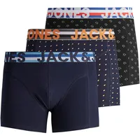 JACK & JONES Boxershorts Henrik Trunks im 3 Pack-XL