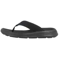 Skechers Zehentrenner in Schwarz | Gr.: 49,5