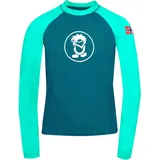 TROLLKIDS Badeshirt Kvalvika in türkis | Gr.: 92