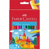 Faber-Castell Filzstift Castle 12 St. mehrfarbig