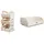 HABAU Aufbewahrungskiste Maxi 59 x 38 x 18 cm 3-tlg. beige/braun
