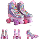 Byox Byox, Damen, Rollschuhe, Einhorn (31, 34), Mehrfarbig, Violett