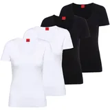 Hugo T-Shirt RN Schwarz/Weiß S
