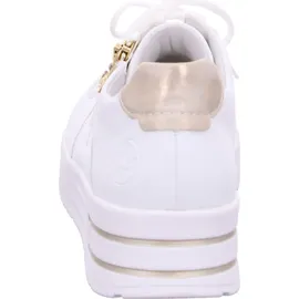 Rieker N8100 Damen Weite Weit/Beige/Weiß 38