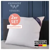 Excellent "Venedig" 2-tlg 100% Daunen 80x80cm