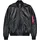 Alpha Industries Ma-1 Lederjacke schwarz L