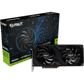 Palit GeForce RTX 4070 Dual, 12GB GDDR6, HDMI, 3x DP (NE64070019K9-1048D)