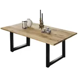 SIT Möbel Esstisch 180 x 75 x 100 cm braun/schwarz