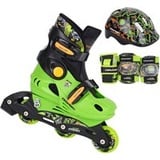 Tempish Racer Skate Set Black Green - schwarz - 30-33