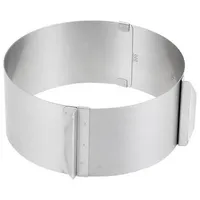 CHG 3305-00 Tortenring mit Skala Höhe: 8,5 cm verstellbar