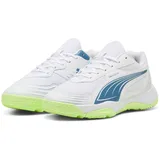 Puma Solarflash III Jr Indoor Court Shoe, White-Blue Horizon, 37.5 EU