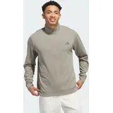 Adidas Elevated 1/4-Zip Pullover Silver Pebble 2XL