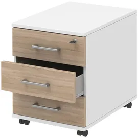Röhr-Bush Direct Office 2 Rollcontainer 42,5 x 50,0 x 55,0 cm weiß