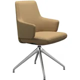 Stressless Stuhl Vanilla | Drehgestell D350 Calido Honey Mit Armlehnen Niedriger Rücken Poliertes Aluminium