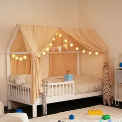 HOME DELUXE Kinderbett STERNENLAND - Farbe: Weiß, Ausstattung: Ohne Schublade