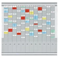 Franken T-Kartentafel Jahresplaner 81,9 x 78 cm grau