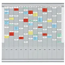 Franken T-Kartentafel Jahresplaner 81,9 x 78 cm grau