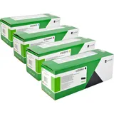 Lexmark 4 Lexmark Toner C3220 Multipack K C M Y 4-farbig