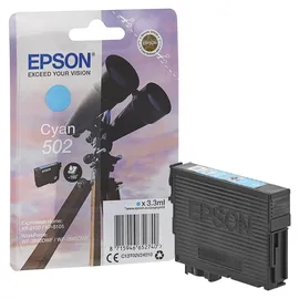 Epson 502 cyan + Alarm (C13T01V24010)
