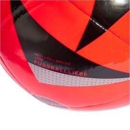 adidas EURO24 Club Fußball - rot/schwarz/silber-3