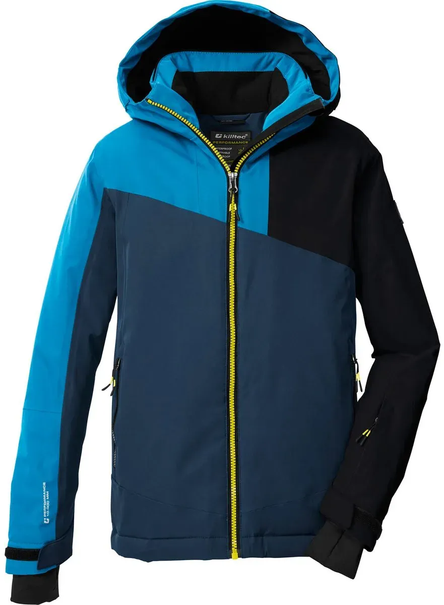 killtec KSW 192 Boys Ski Jacket dunkel blau / himmel blau / schwarz blau (00811) 128