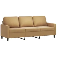 VidaXL 3-Sitzer-Sofa Braun 180 cm Samt
