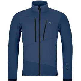 Ortovox Fleece Grid Jacke Blau M