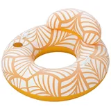 BESTWAY Comfort Plush Schwimmring mit Kopfstütze 118 x 117 cm