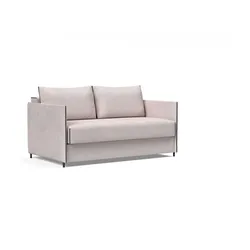 3-Sitzer INNOVATION LIVING TM "Luoma, große Liegefläche, Schlafsofa", beige (sand), B:150cm H:73cm T:92cm, Sofas, Multifunktionssofa mit schmalen Armlehnen, Kontrastnähen, Bettfunktion