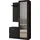 WFL GROUP Garderobenschrank Talia 100 x 180,5 x 35 cm Schwarz