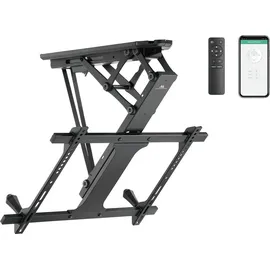 Maclean Brackets Maclean elektrische Neigbare TV Halterung mit App-Steuerung 32-70" für Decke Dachschräge inkl. Fernbedienung, bis 35kg MC-880T