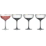 Lyngby Glas - Palermo Cocktailglas 31 cl Gold 4 Stück