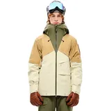 The Mountain Studio Gore-tex 2l Stretch Jacke - Sand / Castle Wall / Winter Moss - L