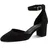 Marco Tozzi Damen Pumps weiches Feel Me Fußbett weiches Innenfutter Spitz, schwarz (Black), 40 EU