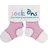 Sock Ons Babysöckchenhalter rosa 6-12 Monate