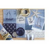 Sander Gobelin Platzset Tischset Motiv Sailor Patch 32 x 48 cm maritim