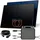 sunniva Balkonkraftwerk Full Black Bifazial 1000/800 W inkl. 2 x 500 W N-Typ Glas-Glas Bifacial Module