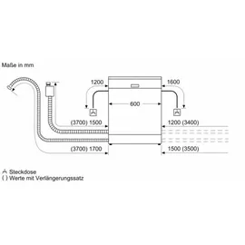 Siemens iQ300 SN63HX07TE Einbau-Geschirrspüler (vollintegrierbar, 598 mm breit)