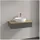 Villeroy & Boch Antao Waschbeckenunterschrank L08_5, 800x190x500mm mit Beleuchtung, 1 Auszug, 800 x 190 x 500 mm, Front mit Struktur, Anthracite Matt Lacquer Honey Oak