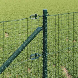 vidaXL Maschendrahtzaun 0,5 x 25 m Grün/Stahl