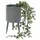 DanDiBo Ambiente Blumenhocker 27 x 27 x 15 cm Grau