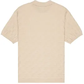 Element Poloshirt "Sight Textured", Herren, Gr. L, oat milk, Obermaterial: 60% Baumwolle, 40% Polyester., Shirts
