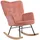 pzcc Schaukelstuhl Polyester 71 x 101 x 98 cm Rosa/Pink